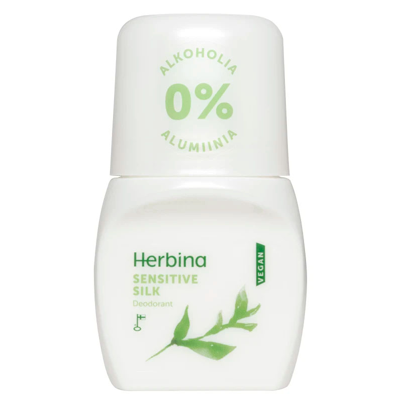 Herbina sensitive silk deodorant roll-on 50ml